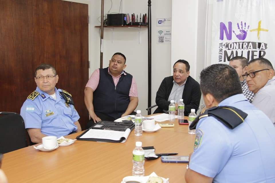 Autoridades policiales y municipales del Sur de Francisco Morazán desarrollan plan de seguridad en la zona